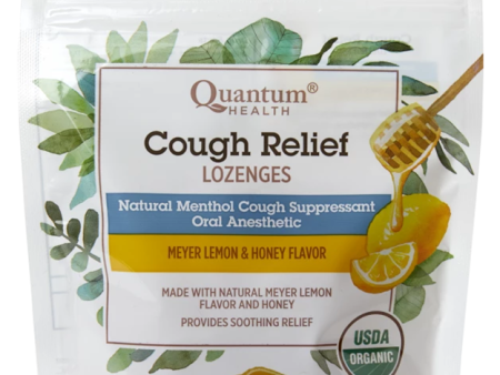 Quantum Health Cough Relief Lozenges Meyer Lemon & Honey Organic 18ct For Discount