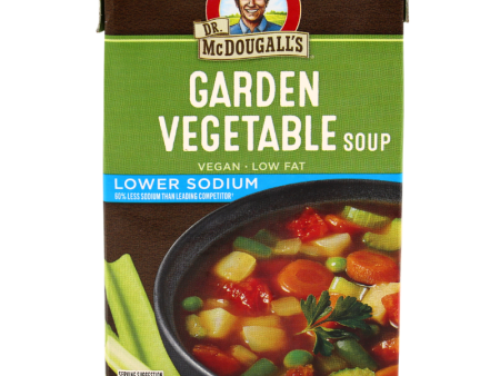 Dr. McDougall s Lower Sodium Garden Vegetable Soup Organic 17.9oz Online