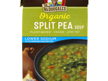 Dr. McDougall s Lower Sodium Split Pea Soup Organic 18oz Cheap