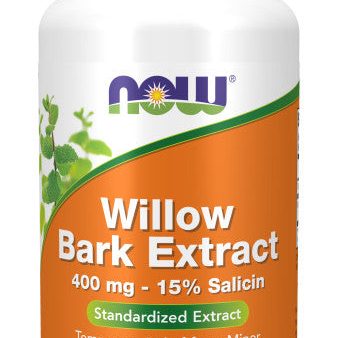 Now White Willow Bark 400mg Veg Capsules 100ct Discount