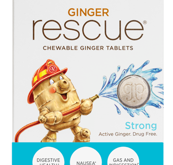 The Ginger People Ginger Rescue Strong Tablets 24ct For Sale