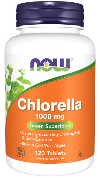 Now Chlorella 1,000mg Tablets 120ct Fashion