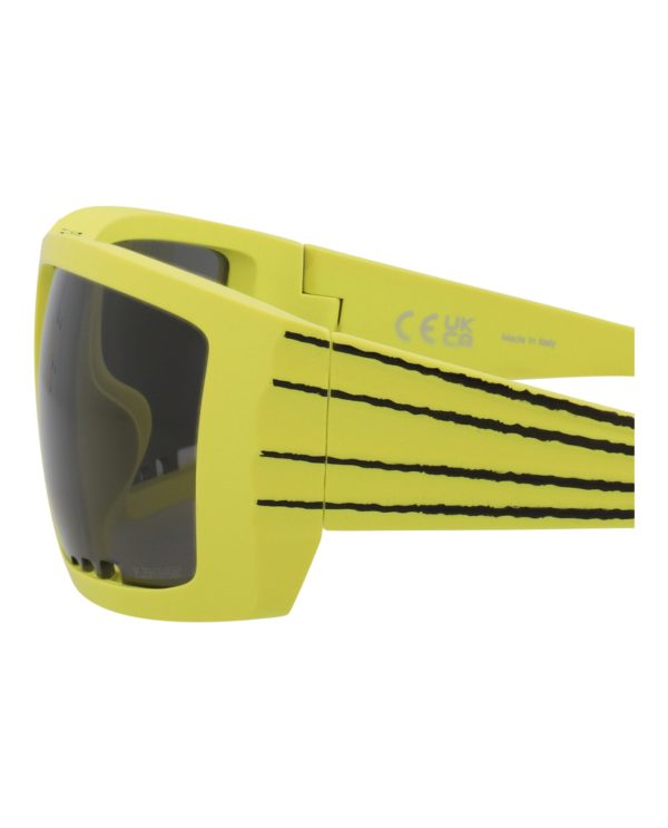 Philipp Plein Mens Square Rectangle Yellow Yellow Smoke Fashion Designer Eyewear For Sale