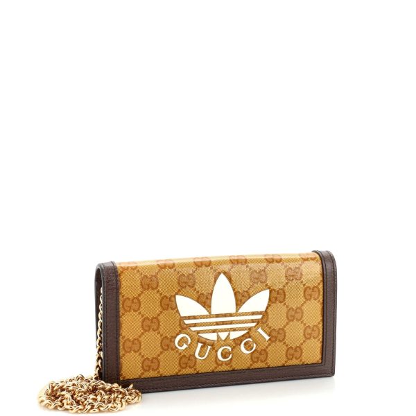 Gucci X Adidas Wallet On Chain Gg Coated Cheap