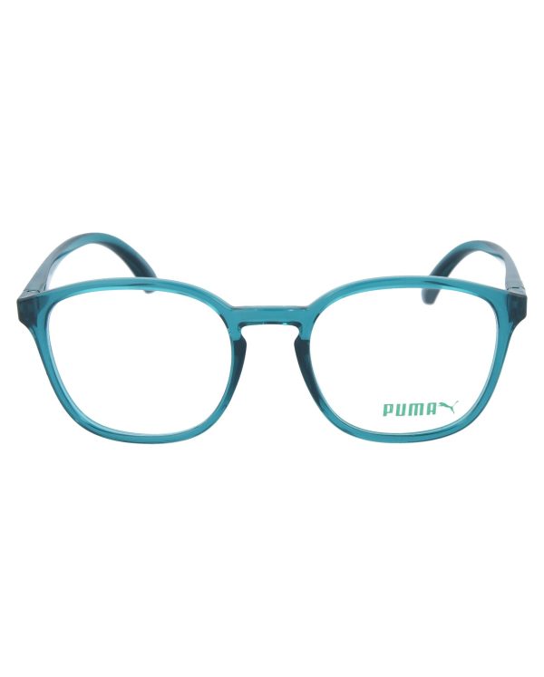 Puma Mens Round Oval Green Green Transparent Fashion Designer Eyewear Online Hot Sale