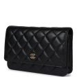 Chanel Wallet On Chain WOC Black Caviar Gold Hardware For Cheap