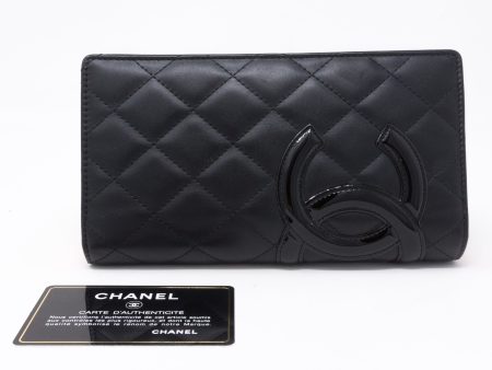 Cambon Classic Long Leather Wallet Hot on Sale