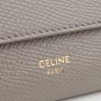 CELINE Small Three-fold wallet with coin purse Calfskin Leather Gray Women For Discount