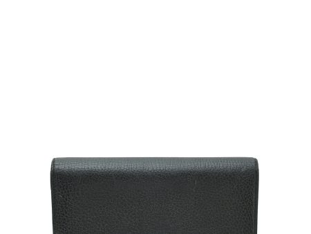 Gucci Black Interlocking GG Continental Wallet Fashion