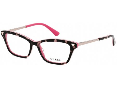 Guess  GU7651 Eyeglasses for Women Black Tortoise For Discount