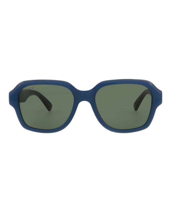 Gucci Mens Square Rectangle Blue Blue Green Fashion Designer Eyewear Hot on Sale