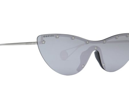 Gucci Men s GG0666S-002-99 Fashion 99mm Silver Sunglasses For Cheap