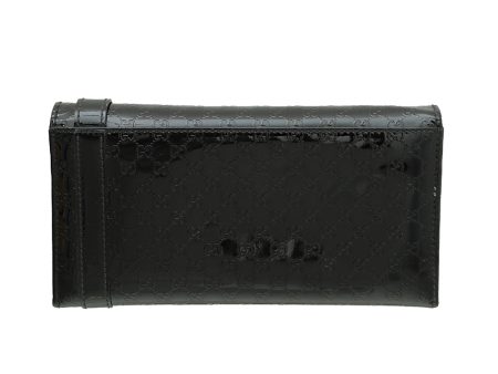 Gucci Black Nice Microguccissima Long Wallet Discount