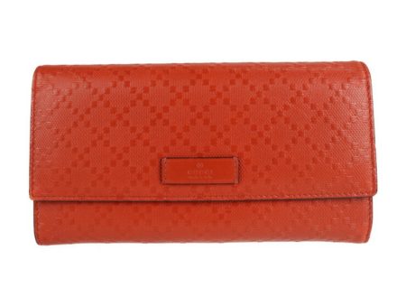 Gucci Diamante Long Wallet 354486 Leather Brown Discount