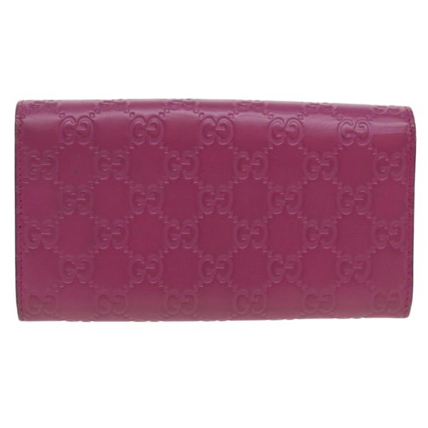 GUCCI ssima Long Wallet Pink 388679  36795 For Discount