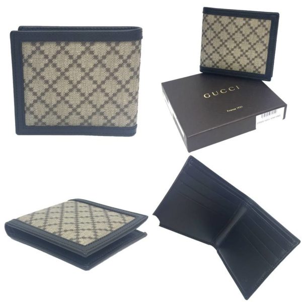 GUCCI Diamante Bifold Wallet Billfold Men s Supply