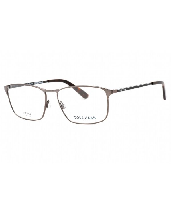 COLE HAAN  CH5006 Gunmetal Rectangular Eyeglasses for Men Sale