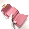 CELINE Trifold wallet leather pink Triomphe Women Used For Discount