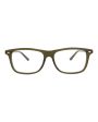 Gucci Mens Square Rectangle Green Gold Transparent Fashion Designer Eyewear on Sale