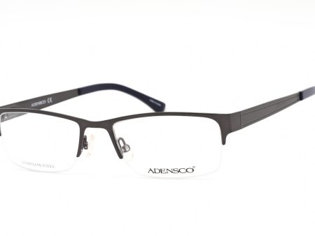 Adensco  AD 128 Eyeglasses MATTE GREY Clear demo lens For Discount