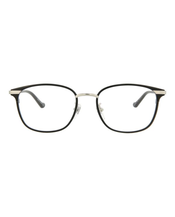 Gucci Mens Square Rectangle Black Silver Transparent Fashion Designer Eyewear Fashion