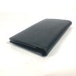 CELINE Long Wallet Purse leather black with coin compartment Bar Tikal Wallet mens Used Discount