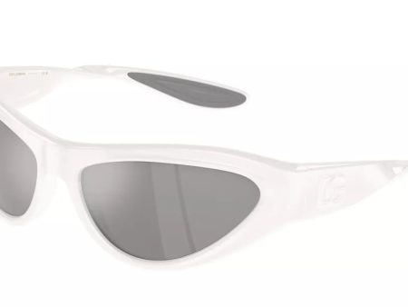 Dolce & Gabbana Unisex 60mm White Sunglasses DG6190-33126G-60 Online Sale