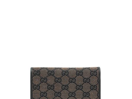 Gucci Brwon GG Wallet Online Sale