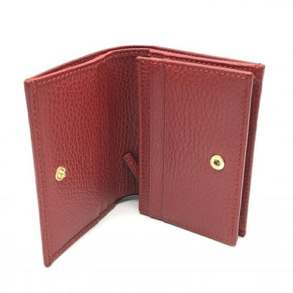 Gucci Folio Wallet GG Marmont Red 456126 Discount