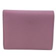 CELINE Tri-fold wallet leather pink Small trifold Women Used For Discount