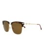 Gucci Mens Square Rectangle Havana Gold Brown Fashion Designer Eyewear Online Hot Sale