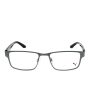 Puma Mens Square Rectangle Ruthenium Black Transparent Fashion Designer Eyewear Supply