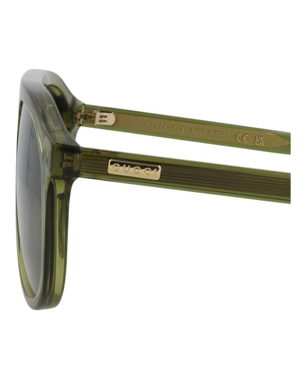 Gucci Mens Aviator Green Green Green Fashion Designer Eyewear Discount