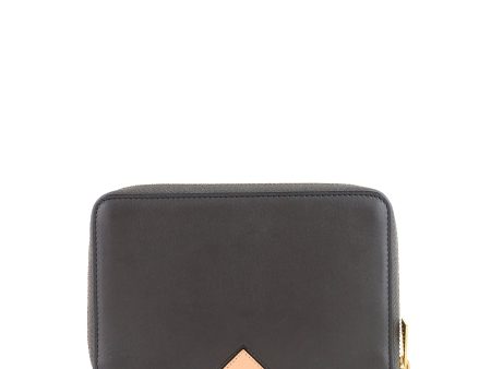 Celine Zip Around Coeur Bicolour Calfskin Wallet Online Hot Sale