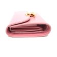 CELINE Trifold wallet leather pink Triomphe Women Used For Discount