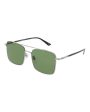 Gucci Mens Square Rectangle Ruthenium Black Green Fashion Designer Eyewear Online Hot Sale