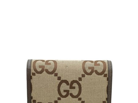 Gucci Bicolor Jumbo GG Dionysus Chain Wallet For Discount