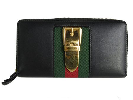 Gucci Zip Around Long Wallet Black Online now