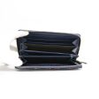 Gucci long wallet heart heartbeat navy pink ladies Discount