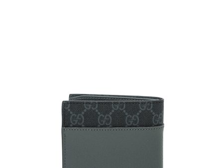 Gucci Dark Grey Cut-Out Interlocking G Wallet For Discount