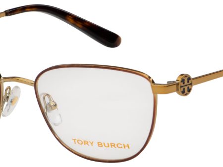 Tory Burch Unisex TY1067-3279-52 Fashion Dark Tortoise Gold Opticals Sale