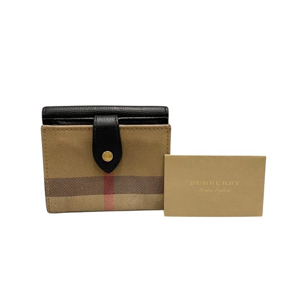 BURBERRY Check Link Wallet Supply