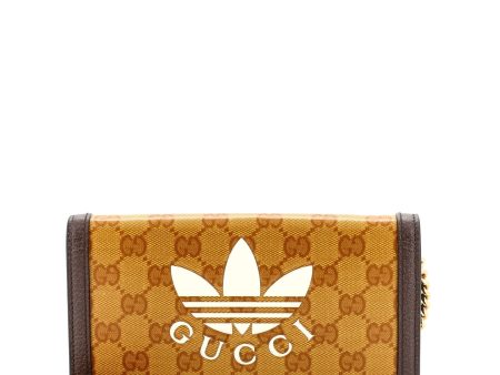 Gucci X Adidas Wallet On Chain Gg Coated Cheap