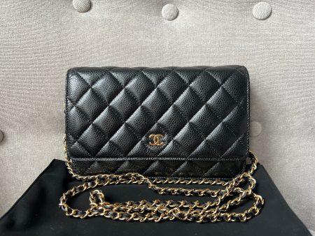 Chanel Black Caviar Wallet on Chain Online