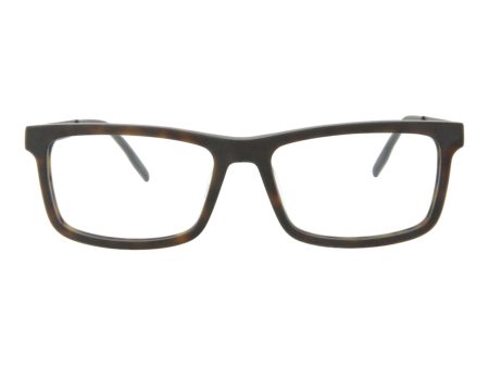 Puma Mens Square Rectangle Havana Ruthenium Transparent Fashion Designer Eyewear Sale