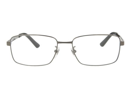 Gucci Mens Square Rectangle Ruthenium Blue Transparent Fashion Designer Eyewear Online Sale