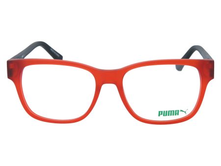 Puma Mens Round Oval Red Black Transparent Fashion Designer Eyewear For Discount