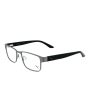 Puma Mens Square Rectangle Ruthenium Black Transparent Fashion Designer Eyewear Supply