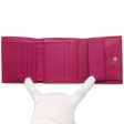 GUCCI Soho Tri-fold Wallet Pink 351485 Patent Leather Sale