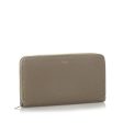 Celine round long wallet graige leather ladies Celine For Sale